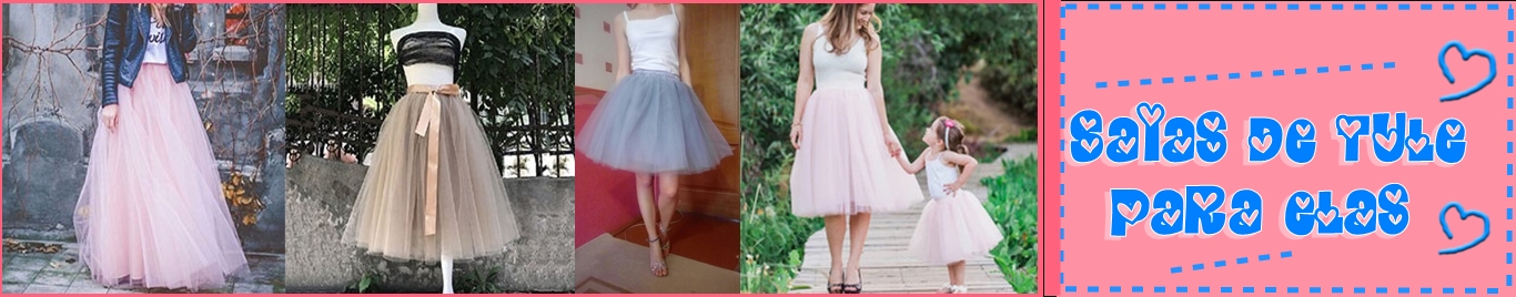 Saias de tule para elas