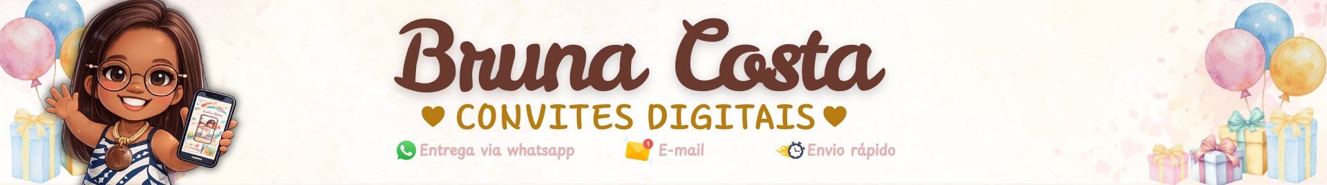 Bruna Costa Convites Digitais