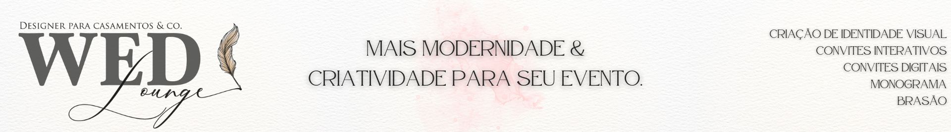 WED LOUNGE - DESIGNER PARA EVENTOS