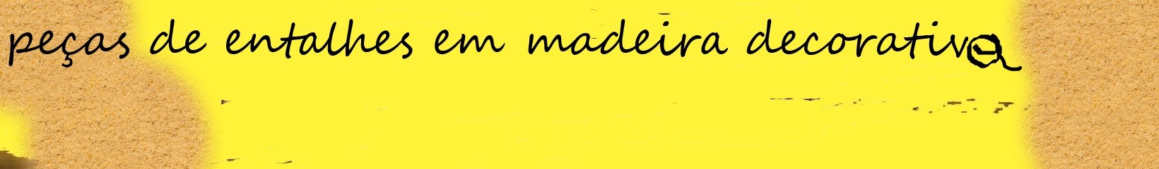 SS entalhes em madeira.