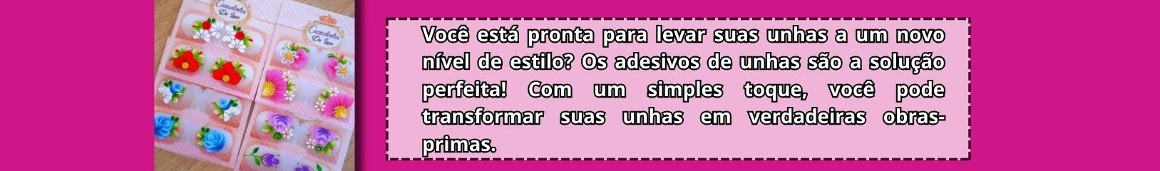 Arte Glamour adesivos artesanais