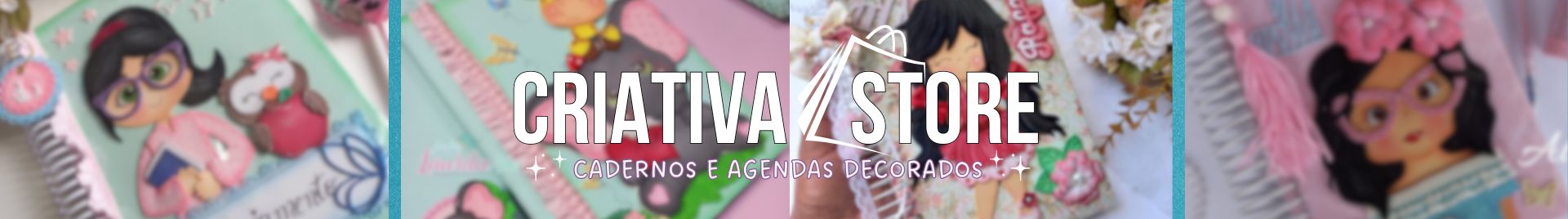 Criativa Store | Cadernos e Agendas Decorados com E.V.A