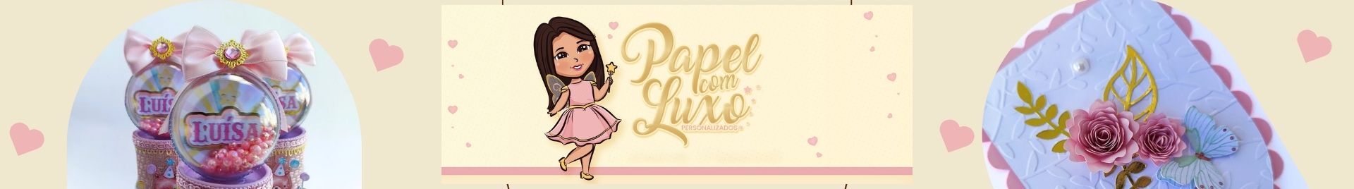 Papel com Luxo Personalizados