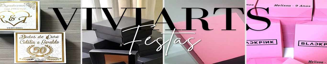 Arte para lembrança de festas - Vivi Art's