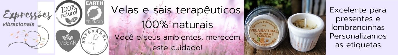Expressões Vibracionais Velas Naturais e Sais