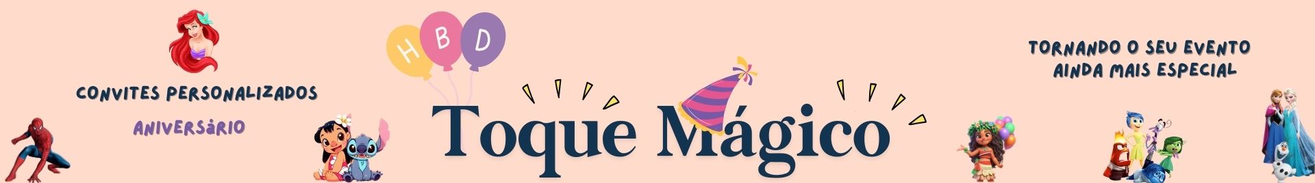 Toque Mágico - Convites