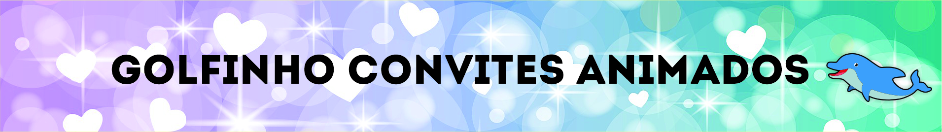 Golfinho convites animados