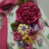 bolsa de tecido rosa pink