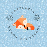 Cute Fox Papelaria Personalizada
