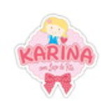 Karina com laço de fita