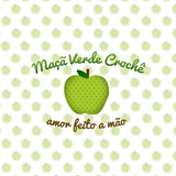 Maçã Verde Crochê