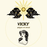 Vicky Apliques em Biscuit