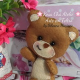 Rosa Chá Ateliê Arte em Feltro by Silvana Mariano