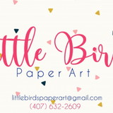 Little Birds Paper Art