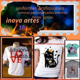 inova art 10 uniformes , profisionais , camisas personalizadas, igreja ,eventos