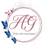 Ag arte com miçangas 