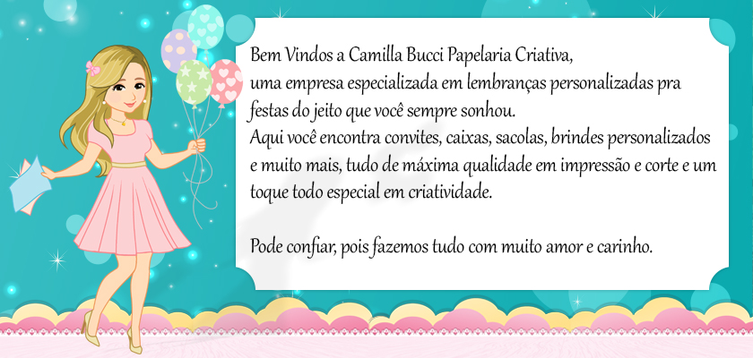 Camilla Bucci - Lembranças Personalizadas