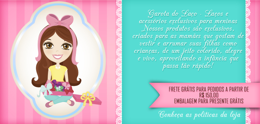 GAROTA DO LAÇO - LAÇOS PARA CABELOS