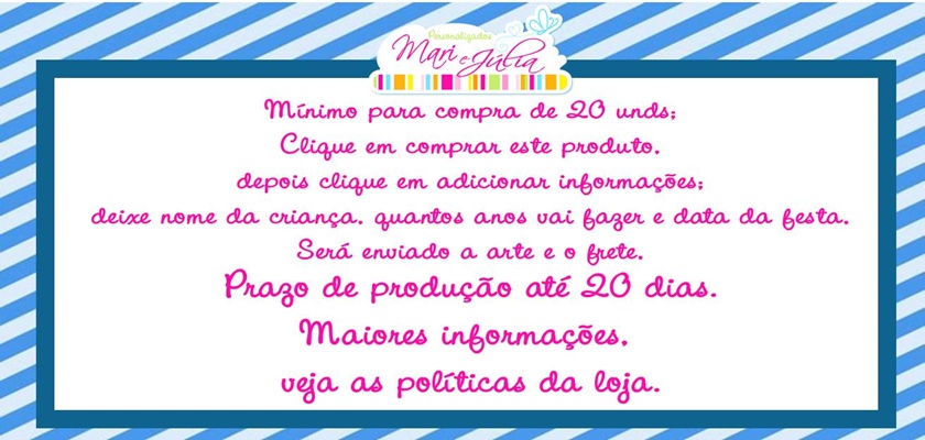 Mari e Júlia Personalizados