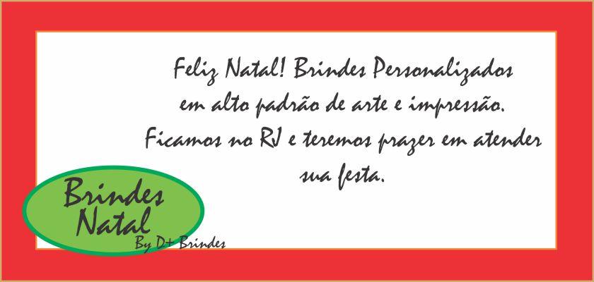 D+ Brindes Natal