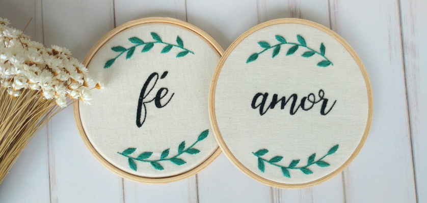 Love and Fun - Bordado Livre