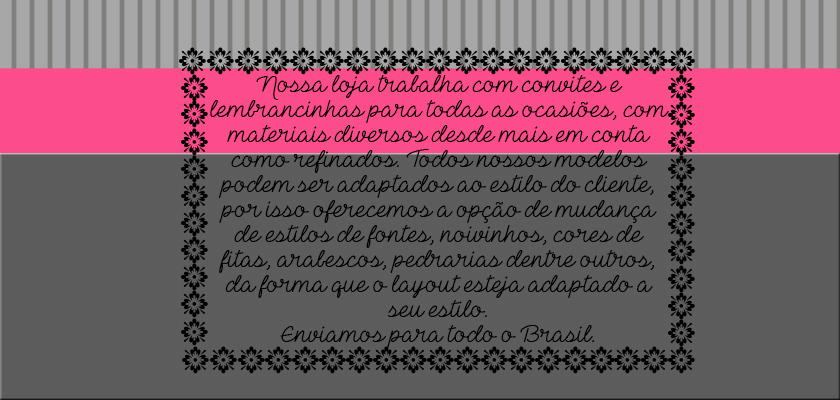 Sonho Meu Convites e Lembranças