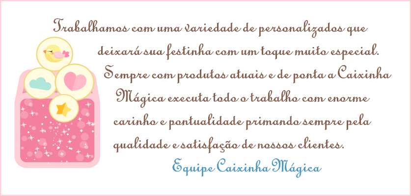 Caixinha Mágica Papelaria Criativa