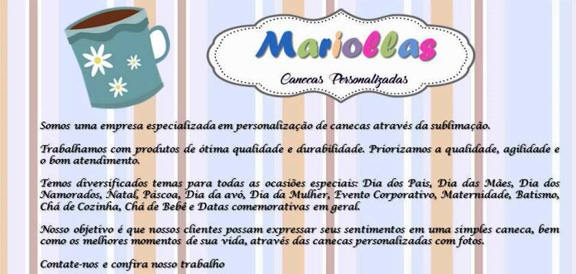 Mariollas Canecas Personalizadas
