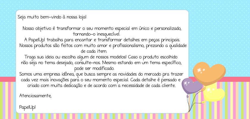 PapelUP! Artes e Festas Personalizadas