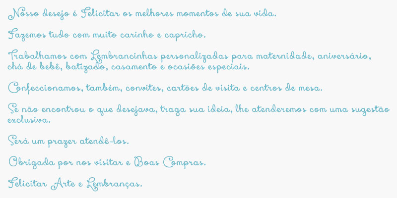 Felicitar Arte e Lembranças