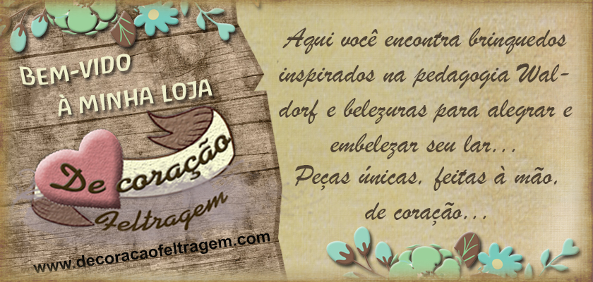 De coração feltragem