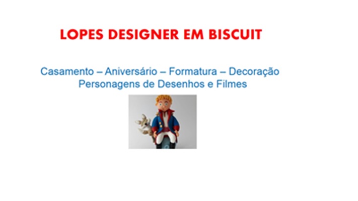 LOPES DESIGNER EM BISCUIT