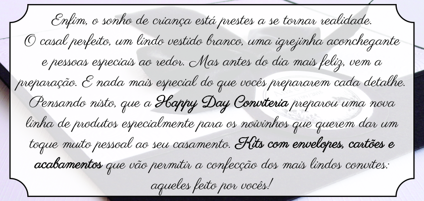 Happy Day Conviteria