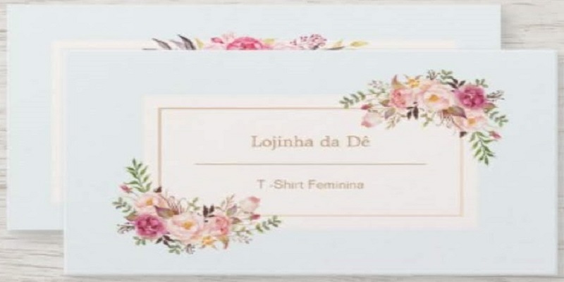 Lojinha T -Shirt da Dê