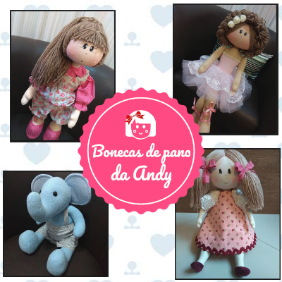 Bonecas de pano da Andy
