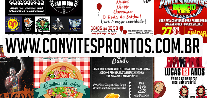 CONVITES PRONTOS