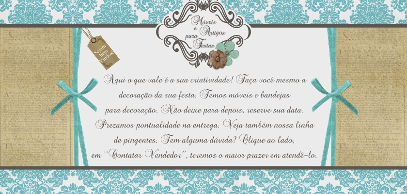 Móveis e artigos para festas