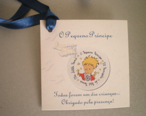 TAG PEQUENO PRÍNCIPE OBRIGADO BRANCA