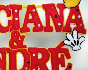 Letreiros com Traçados Disney