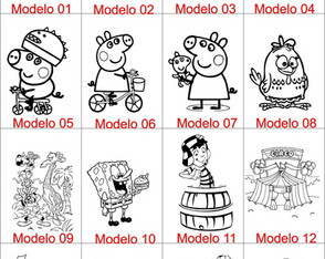 Alguns modelos aniversario infantil